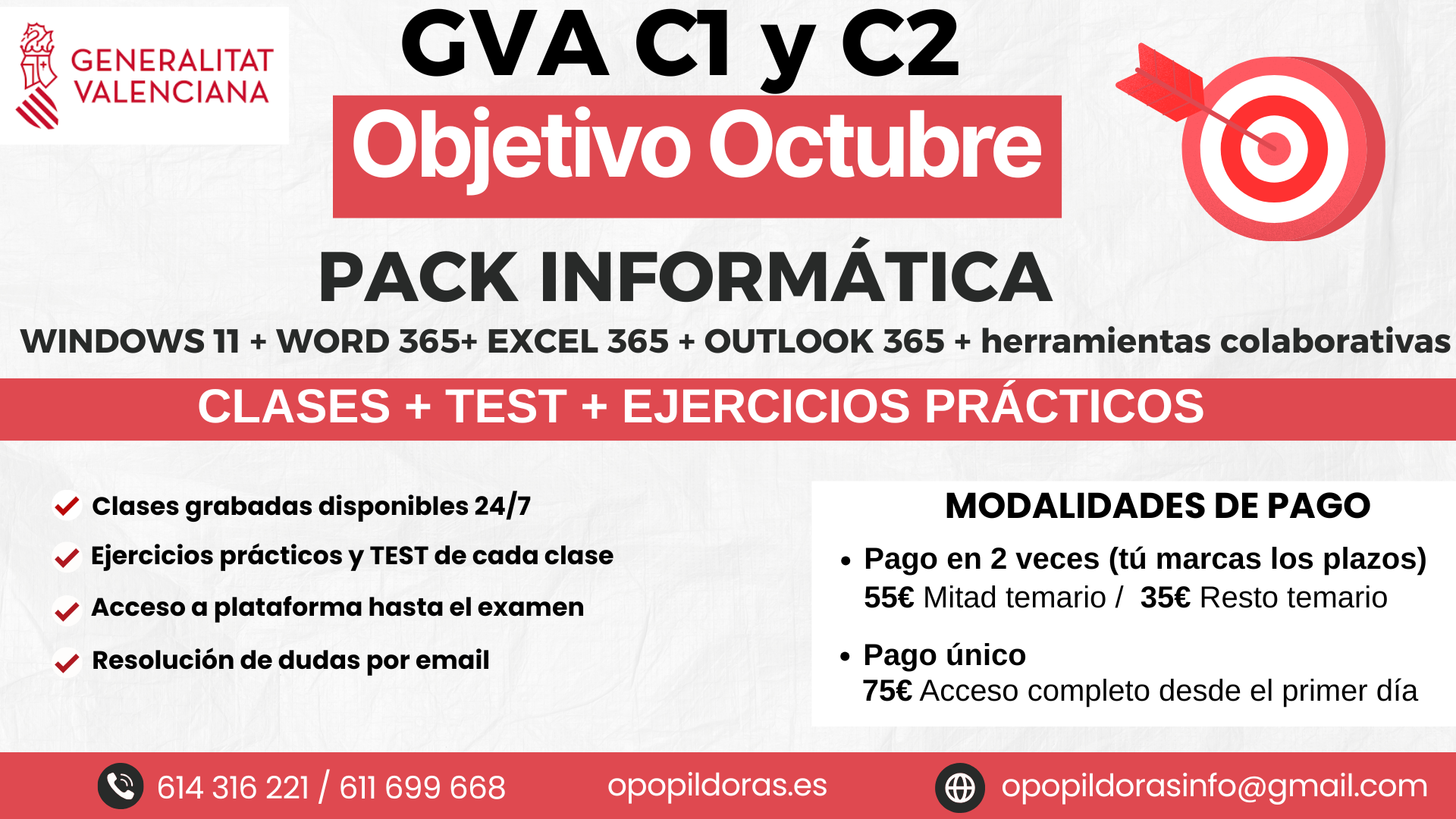 OBJETIVO OCTUBRE GVA C1 Y C2